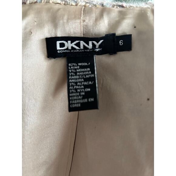 DKNY Wool Angora Tweed Blazer - Picture 3 of 3